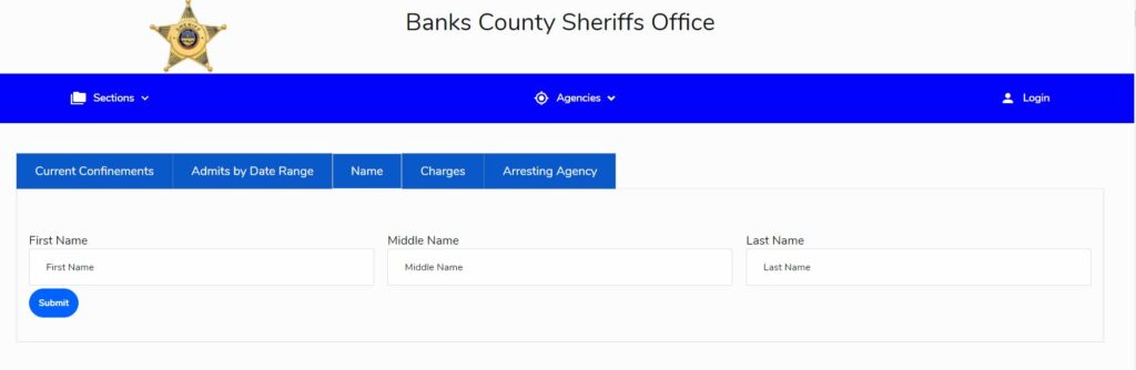 Banks County Jail Inmate Search