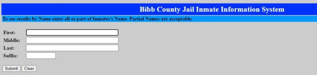 Bibb County Inmate Search