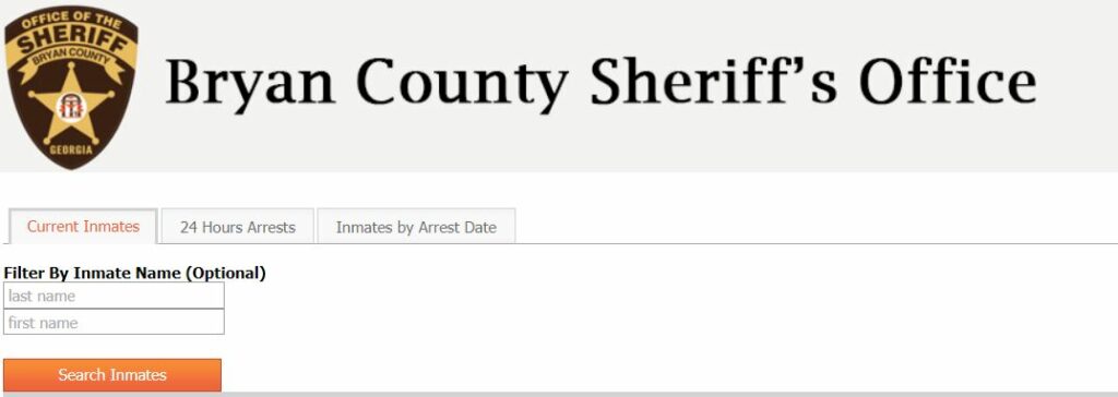 Bryan County Inmate Search